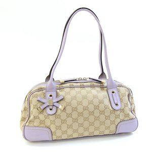 GUCCI Cream Leather Bag